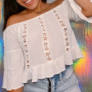Fun and flirty frilly top